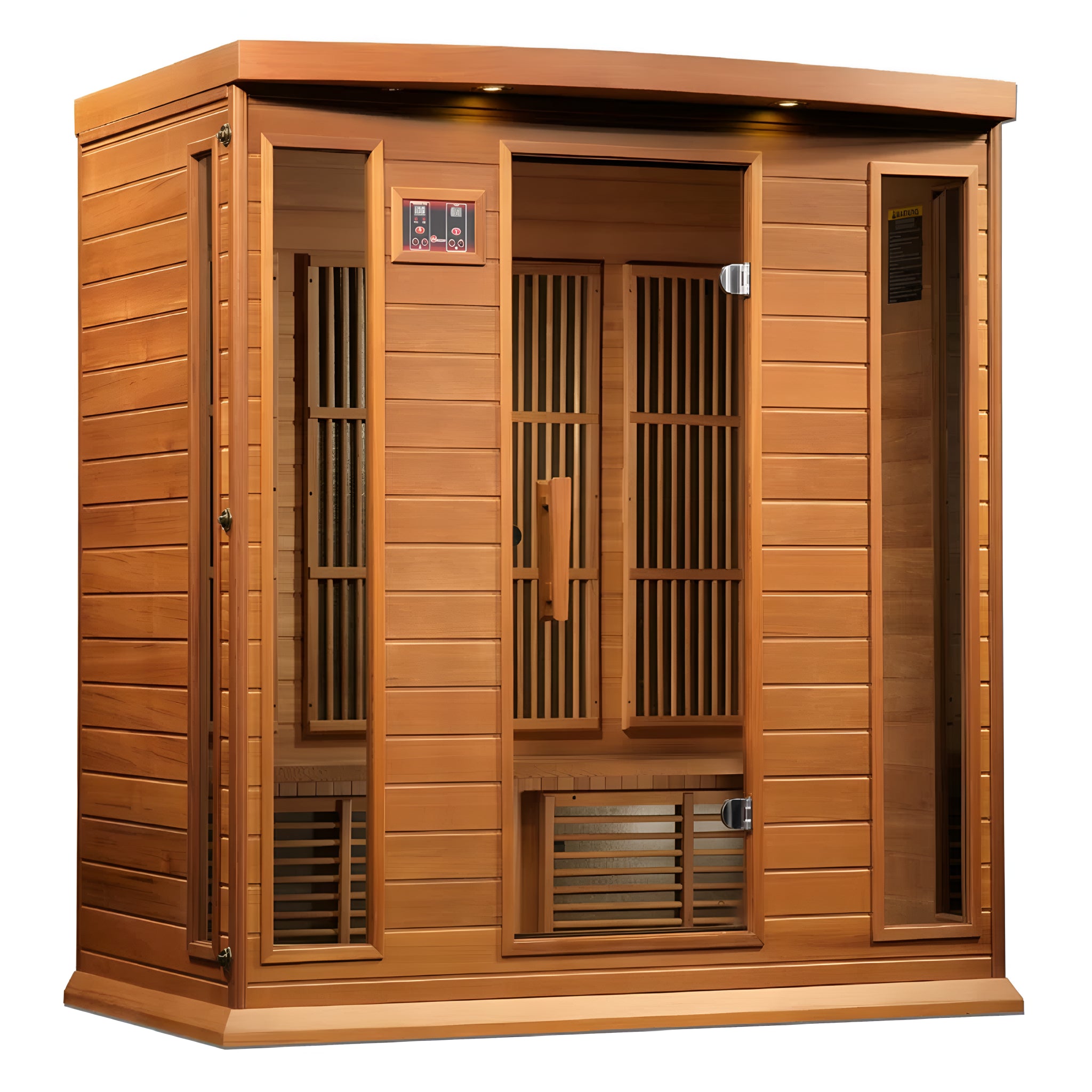 Dynamic 4-Person FAR Infrared Sauna – Canadian Red Cedar with Bluetooth Audio
