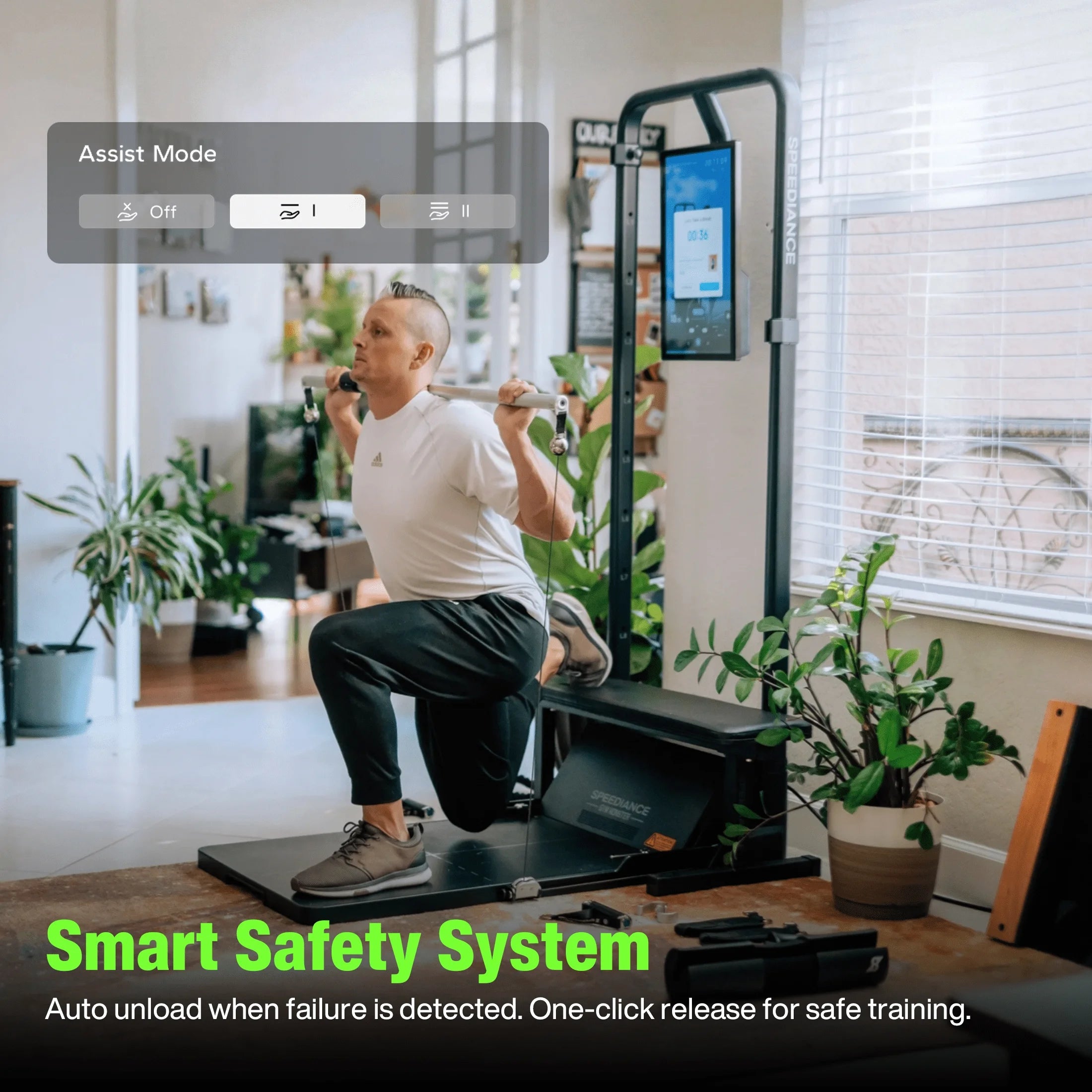 AI Smart Home Gym, Máquina De Entrenamiento Digital Todo En Uno Para Pesas Para Sentadillas, Fuerza, Cardio, HIIT