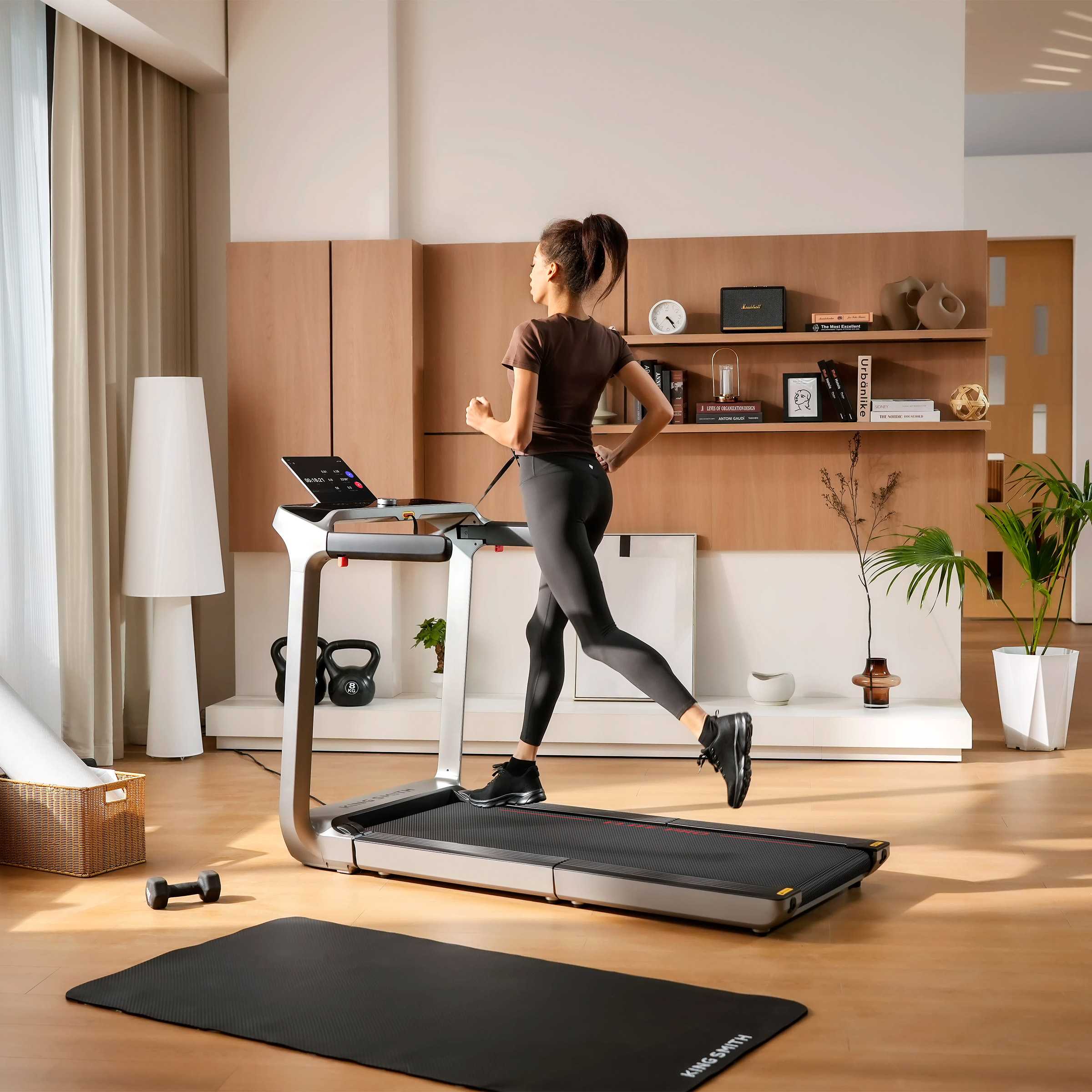 Kingsmith Elite Pro Manual Treadmill – Commercial-Grade Compact Design