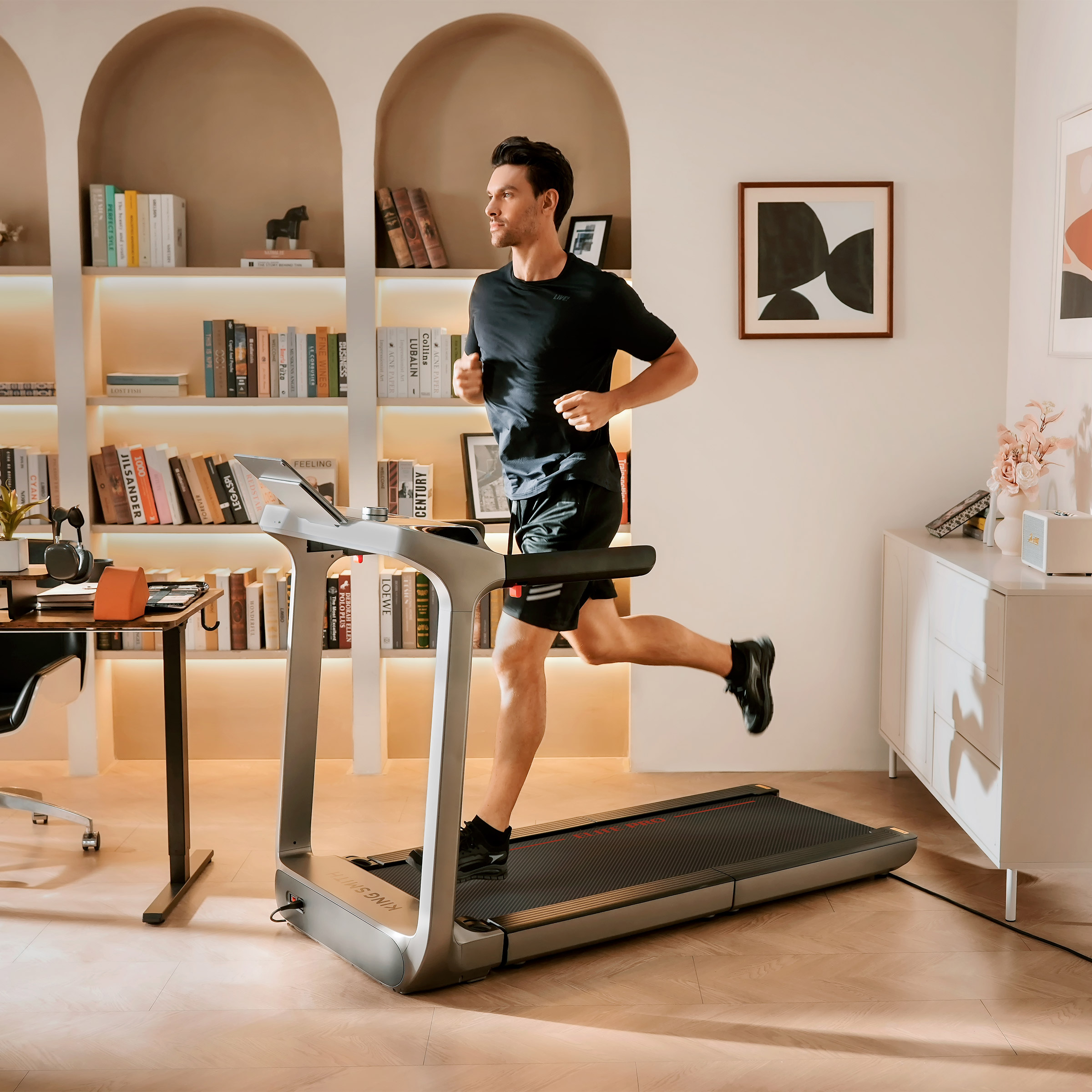 Kingsmith Elite Pro Manual Treadmill – Commercial-Grade Compact Design