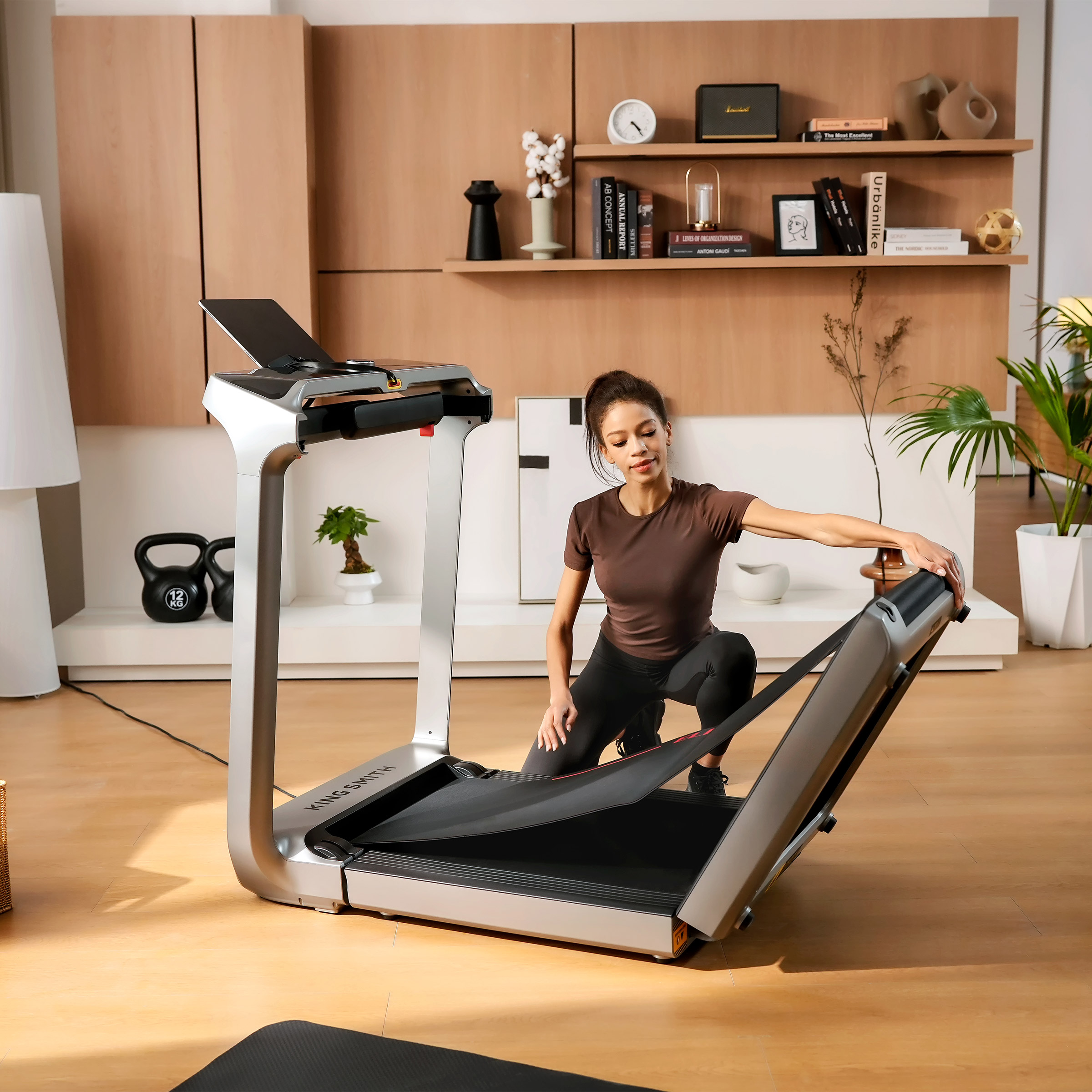 Kingsmith Elite Pro Manual Treadmill – Commercial-Grade Compact Design